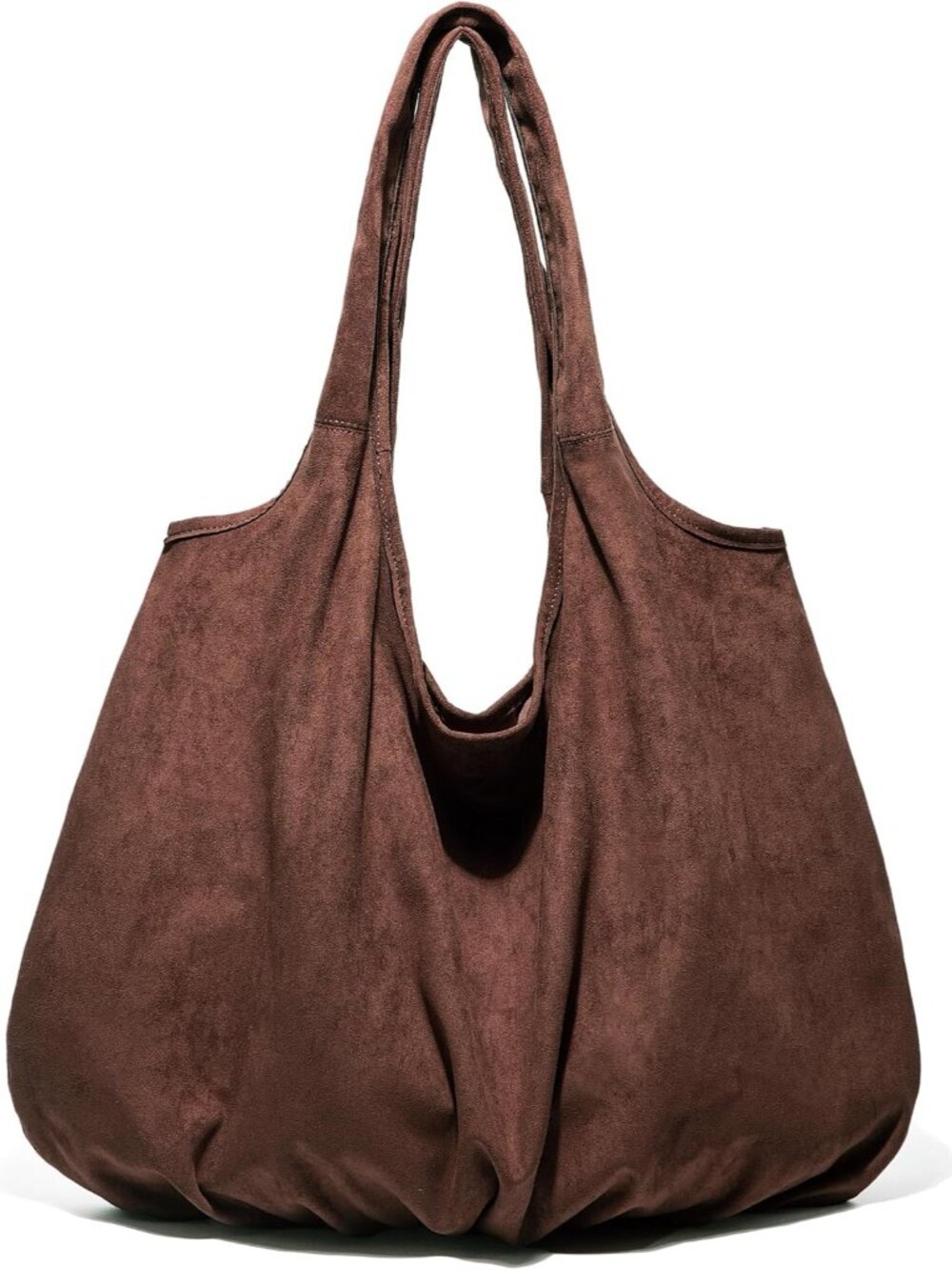 Slouchy Suede Hobo Bags for Women Large Shoulder Bag Handbags Chic Tote Purse Sa